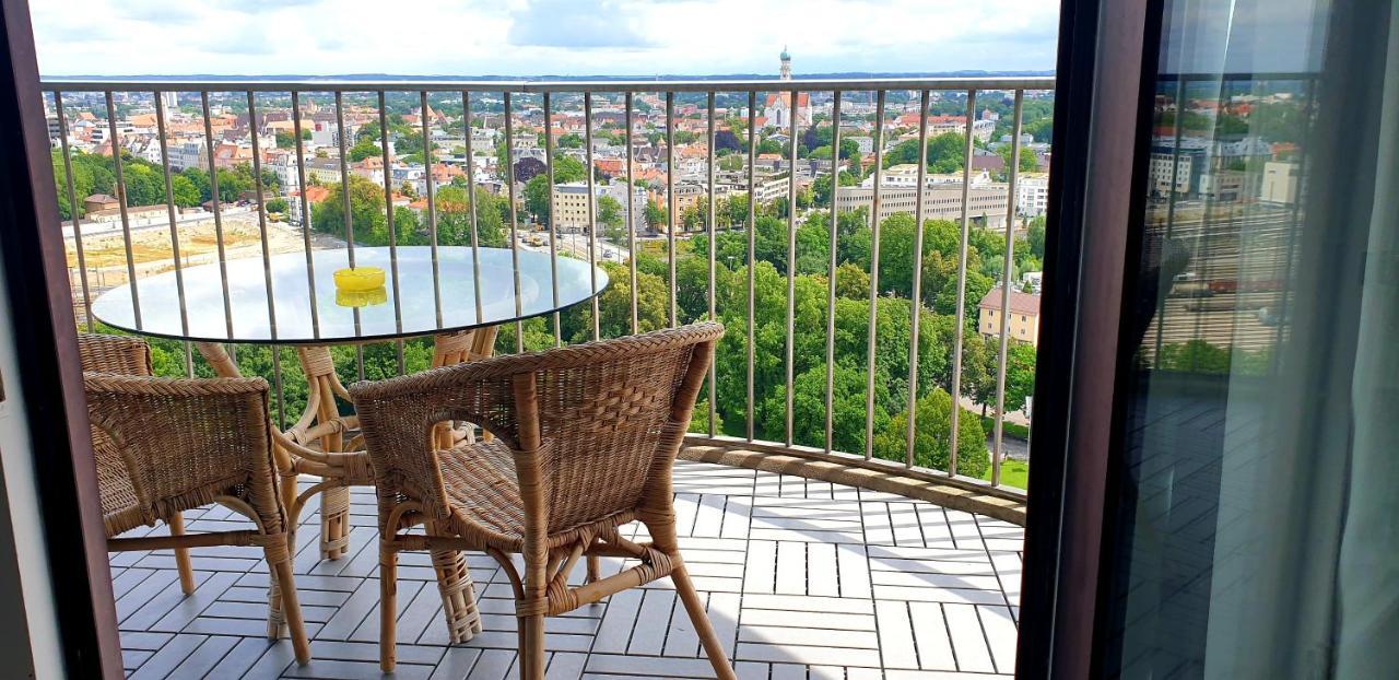 Suite-Xxi City View Hotelturm アウグスブルク エクステリア 写真