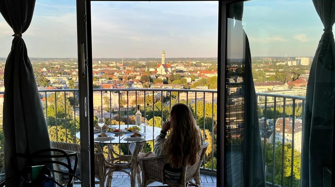 Suite-Xxi City View Hotelturm アウグスブルク エクステリア 写真