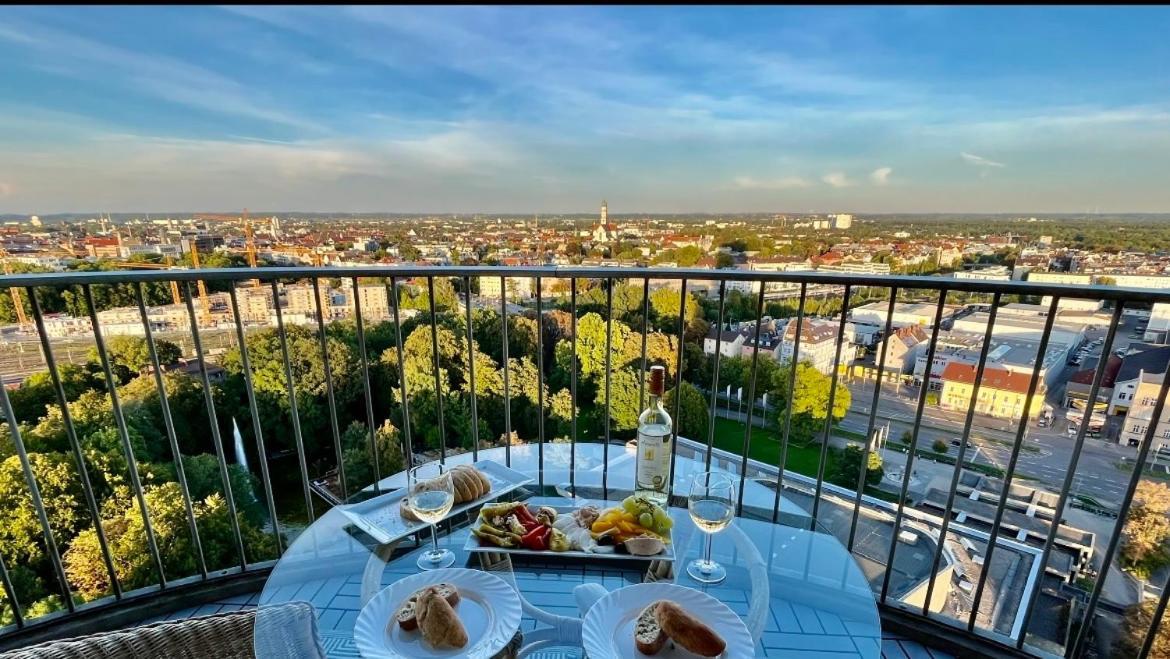 Suite-Xxi City View Hotelturm アウグスブルク エクステリア 写真